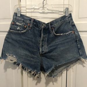 AGOLDE Parker Vintage Loose Fit Cutoff Shorts